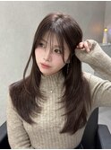 ミディアムレイヤー/大阪/梅田/茶屋町/マンツーマン/韓国/艶髪