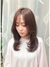 【顔周りレイヤーカット】で作る横顔美女♪