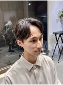 フェザー/サーフカール/センターパート/波巻きツイスパ