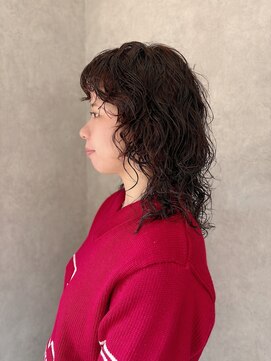 ニュイ(nui+) ロングウルフパーマ