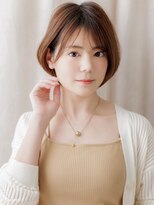 カバーヘア 上尾西口店(COVER HAIR)&nbsp;カーテンバング前下がり丸みショートレイヤーbs1上尾30代40代