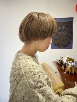 堂(DOH) マニッシュショート　ブリーチカラー