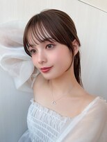 エイミーバイアフロートザガーデン 浦和店(amie by afloat the garden)&nbsp;顔周りを素敵に！前髪ストレート【浦和】