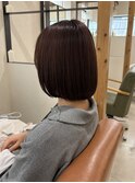 ピンクブラウン/内巻きボブ/四街道ニコ【瀬戸山舞】