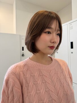 サンド 大阪梅田(sand) オリーブグレー/ココアベージュ/クラゲヘアー