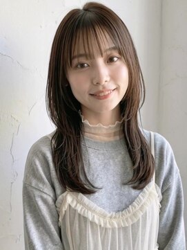 カバーヘア ブリス 川口(COVER HAIR bliss) ダークアッシュブラウン小顔クラゲウルフカットA12川口20代30代