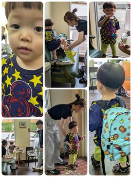クリア 美容室 きのこマッシュ☆ちびっこカット