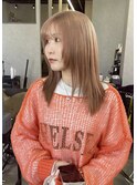 ミルクティーベージュ/ブリーチ/ハイトーン#浜松駅#カラー