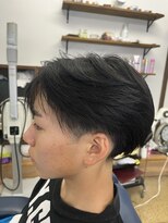 ラン 【学生人気】ツーブロック
