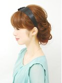 ヌケ感のある大人のアップ《ヘアセット&着付 GEKKABIJIN》