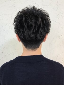 カモン(CAMON) メンズ15ミリツーブロック束感ショート