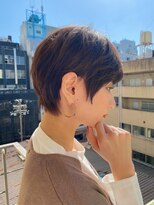 ロンド ストラーダ 心斎橋(Lond strada)&nbsp;ショート×ハイライト白髪ぼかし×マチルダボブ[心斎橋]