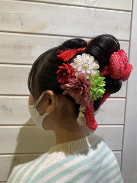 リスタバイネオリーブ 浅草(Re:sta by neolive) 七五三 日本髪　Re:sta by neoilve