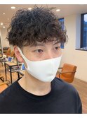 #メンズカット#ツイストスパイラル#パーマ#くるくる#古沢提案