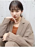 ☆大人マッシュショート 黒髪 暗髪