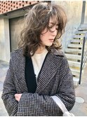 大人かわいい「ミニウルフ」☆くすみブルーテラコッタ30代40代
