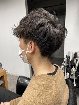 シェル 吉祥寺(shell) ラフパーマ_前下がり_マッシュ