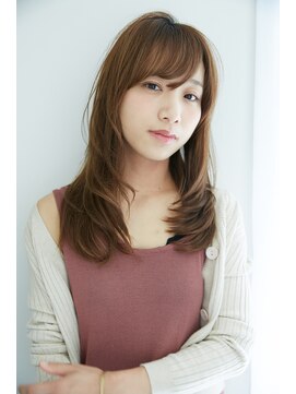 ローレン(LOREM) ロング/顔周りレイヤー/韓国風/韓国ヘア/レイヤーカット/抜け感