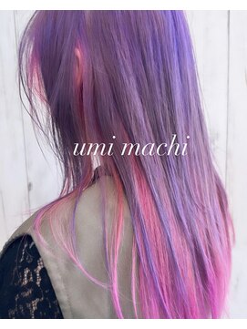 ウミマチ(umi machi) umi machi  ホットホットパープルピンク　2023/5/12