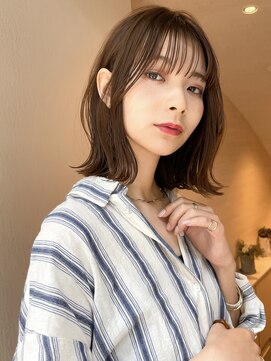 トゥルーズ 梅田店(TLUUS) 【TLUUSアプリコットオレンジハイライトカラーくびれヘア】