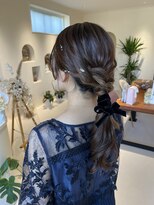 メイン(『　　』main)&nbsp;編みおろしヘア