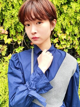 フィーカ(Fiika) ブラットオレンジ×マッシュショート【肥後橋駅】