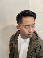 ビーバイエイトジェンツ(Bee by EIGHT GENTS)&nbsp;ダークアッシュアッシュブラックカルマパーマベリーショート