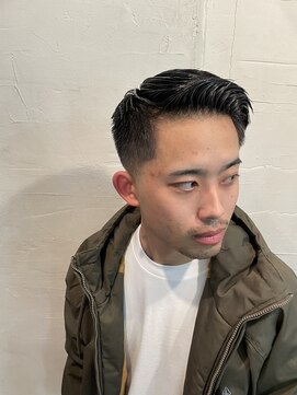 ビーバイエイトジェンツ(Bee by EIGHT GENTS) ダークアッシュアッシュブラックカルマパーマベリーショート