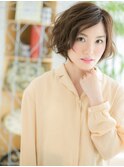 綾瀬/髪質改善/前髪パーマ×ゆるふわ巻きマッシュボブh