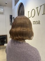 ラビス クローバー(Lovis clover) 『ゆうあ』ミルクティーブラウン♪【熊谷/ブリーチonカラー】
