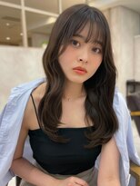 大人美人　くびれヘア　オリーブベージュカラー　20代30代　美髪