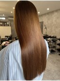 髪質改善ストレート/ニュアンスカラー