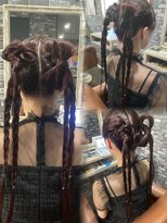 【Lilly新宿】#タイトヘアセット#カチモリ＃アレンジスタイル