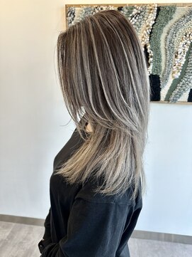 フェーディン(fa/din) バレイヤージュブロンドシルバー