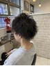【男性限定】メンズカット+スパイラルパーマor波巻きパーマ