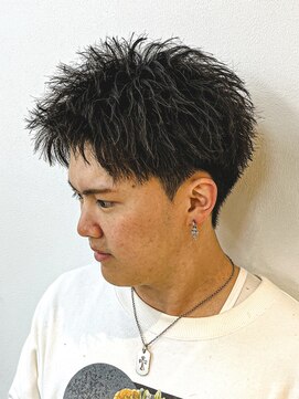 メンズソース 京都河原町(MEN'S SOURCE) 黒髪スパイキーショート