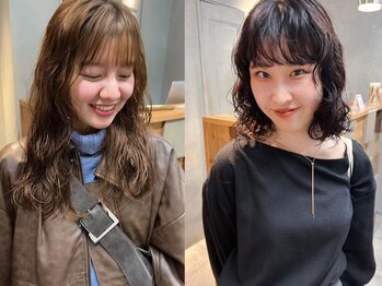 プフ 伏見(puf)の写真/【伏見】いつもと違う質感で扱い易く乾かしただけでオシャレなパーマが◎