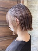 ベージュのイヤリングカラー☆