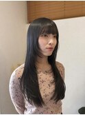 ロングレイヤー/レイヤーカット/透明感カラー/平塚美容室
