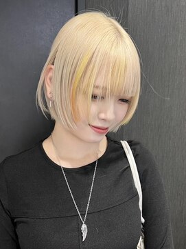 ヌル 神宮前店(Null) スラッシュカラー/デザインカラー/ルーツカラー/原宿/表参道