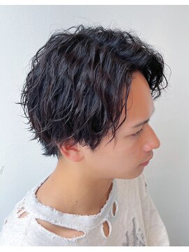 ツーダブル 豊中店(WW..) ツイストスパイラルパーマ波巻きスパイラル刈り上げマッシュ