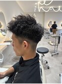 ツイストパーマスパイキーショー ト