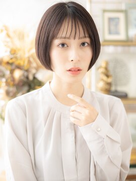 カバーヘア ブリス 戸田公園西口店(COVER HAIR bliss) ヘルシースタイル前下がりボブレイヤーh4戸田公園20代30代40代