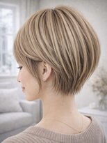 アンベル(ANBEL)&nbsp;ブリーチハイライト髪質改善ダブルカラーレイヤーカット