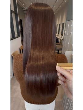 アヴェリー(avely) 髪質改善/酸熱トリートメント/ピンクブラウンカラー