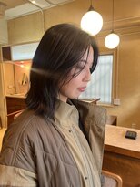 ベイコレクト(BAY COLLECT) 切りっぱなしボブ/ブルーブラック/ミディアム