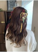 卒業式ダウンスタイル