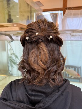 ギャロップヘアー 卒業式ママさんヘアセット