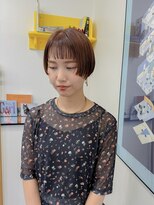 髪と自然&nbsp;アプリコットマッシュショート