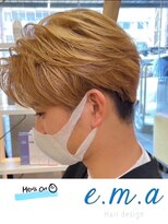 エマヘアデザイン(e.m.a Hair design) メンズブリーチ